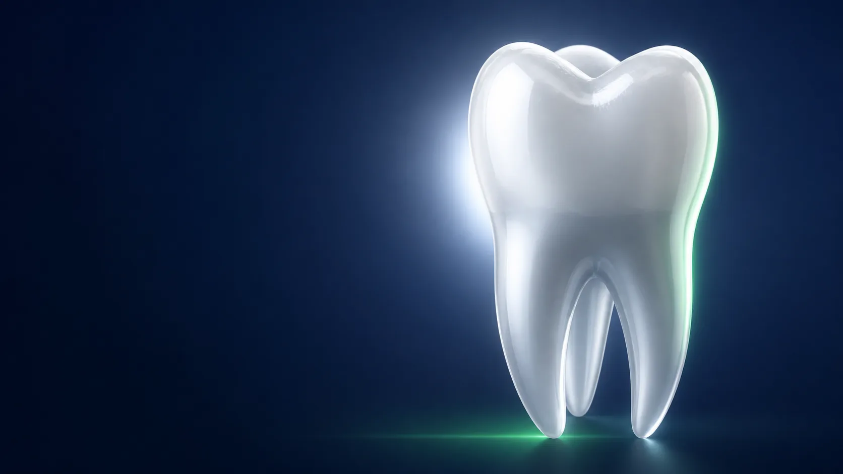 Representação tridimensional de um dente